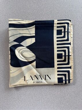 Vintage Lanvin Paris Scarf
